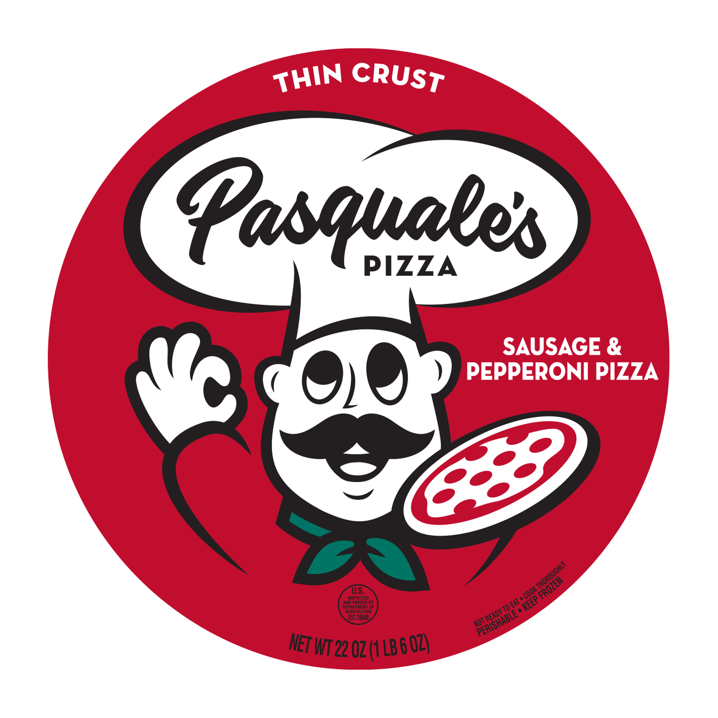 Pasquale's Fundraiser Pizzas on Thin Crusts