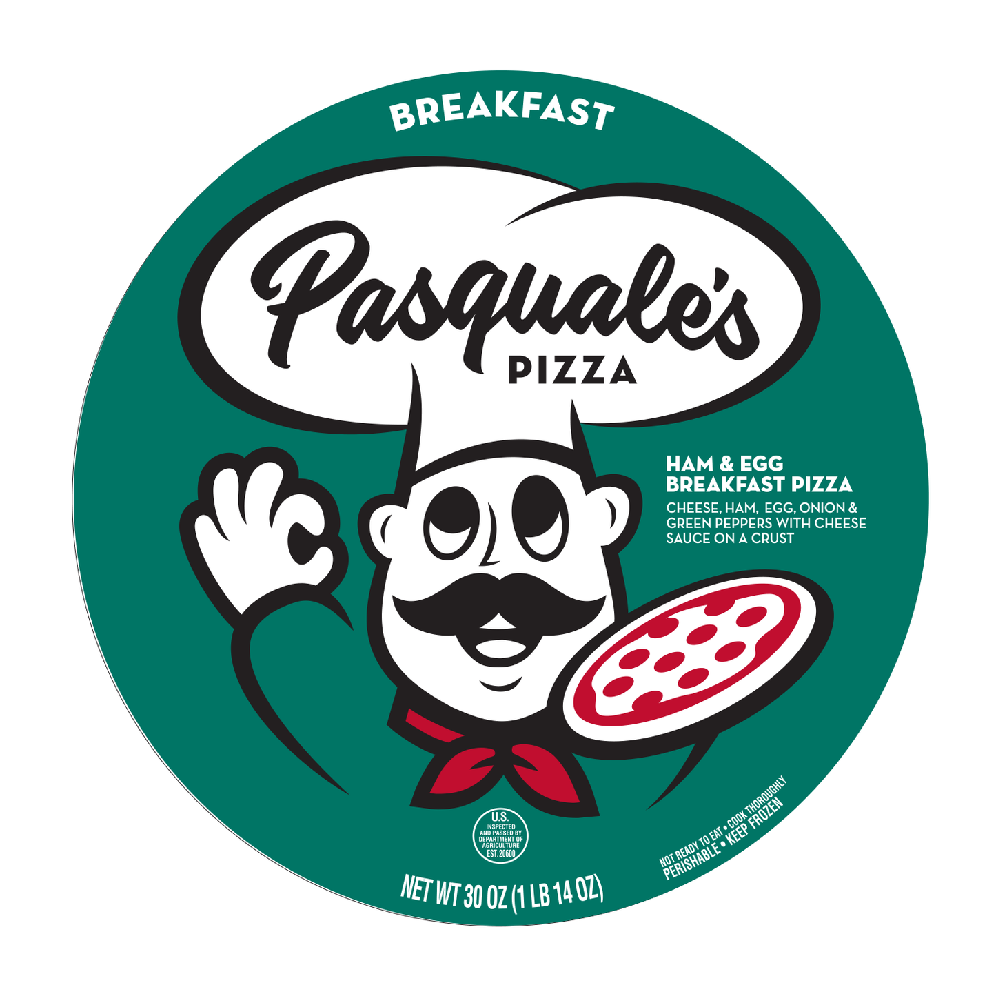 Pasquale's Fundraiser Breakfast Pizzas on Rising Crust