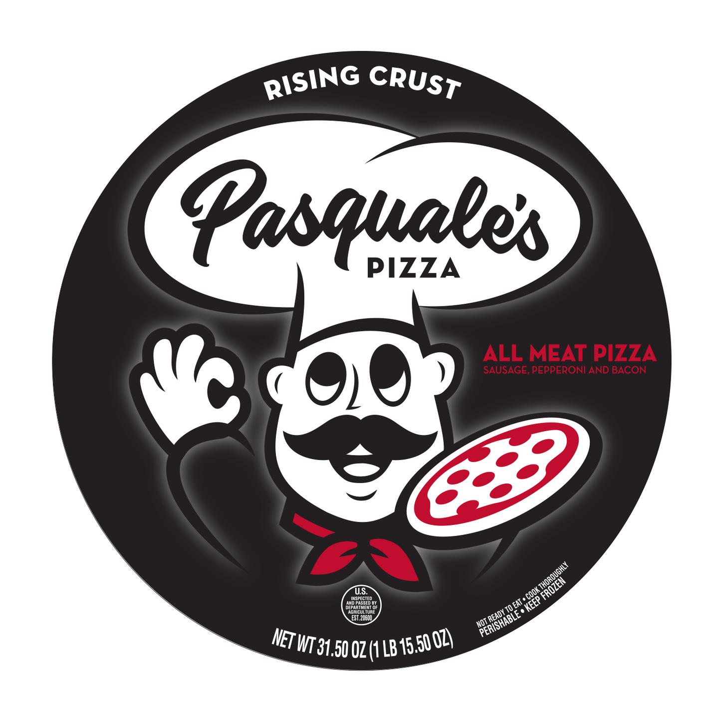 Pasquale's Fundraiser Pizzas on Rising Crust